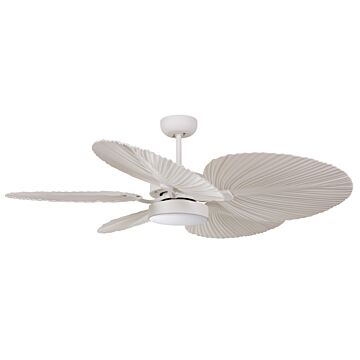 Bali 1-Light 52" Hanging Ceiling Fan in Antique White