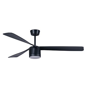 Peregrine 1-Light 56in Hanging Ceiling Fan in Black