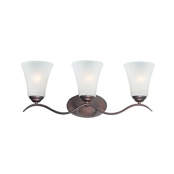 Vital Three Light Bath Vanity in Oil Rubbed Bronze by Maxim