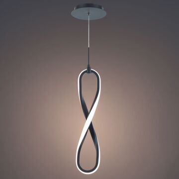 Marise LED Mini Pendant in Black by W.A.C. Lighting