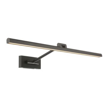 Reed LED Swing Arm Wall Lamp in Black by W.A.C. Lighting