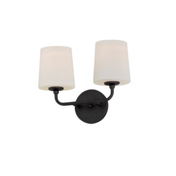 Bristol Two Light Wall Sconce in Anthracite by Maxim