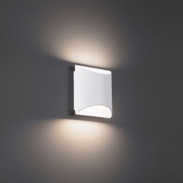Duet LED Wall Sconce in White by W.A.C. Lighting