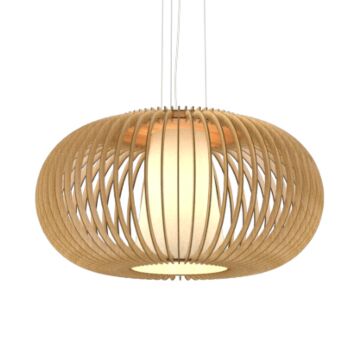Stecche di Legno 1-Light Pendant in Louro Freijo