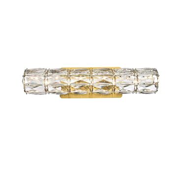 Valetta 1-Light LED Wall Sconce in Gold