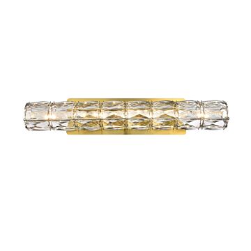Valetta 1-Light LED Wall Sconce in Gold