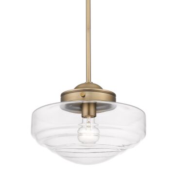 Ingalls MBS One Light Pendant in Modern Brass by Golden