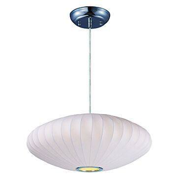 Cocoon One Light Pendant in Polished Chrome by Maxim