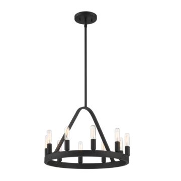 Carousel 10-Light Chandelier in Black