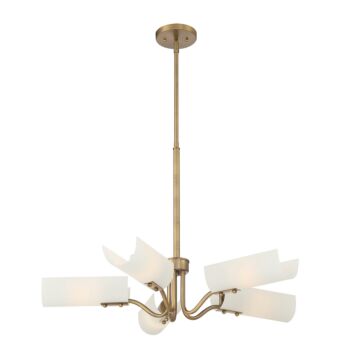 Manhasset 5-Light Chandelier in Old Satin Brass