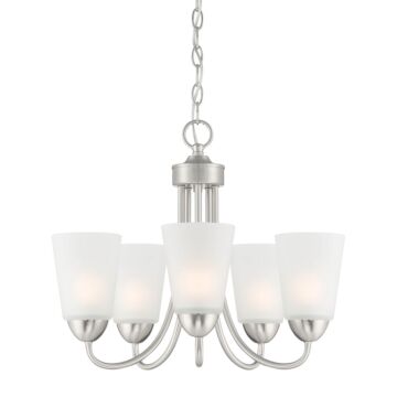 Malone 5-Light Chandelier in Brushed Nickel