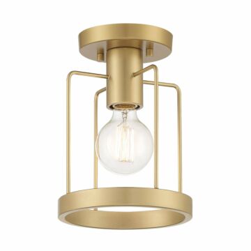 Tafo 1-Light Semi-Flush Mount in Golden Mist
