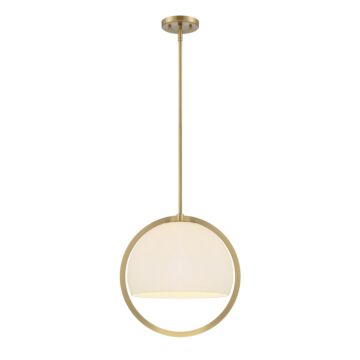 Eterna 1-Light Pendant in Brushed Gold