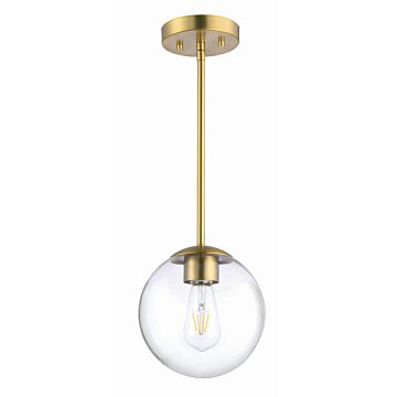 Auresa Mini Pendant in Soft Brass by Minka-Lavery