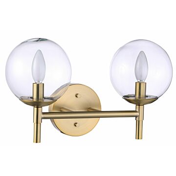 Auresa Bathroom Vanity Light in Soft Brass by Minka-Lavery