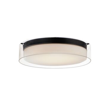 Duo LED Flush Mount in Black by Maxim