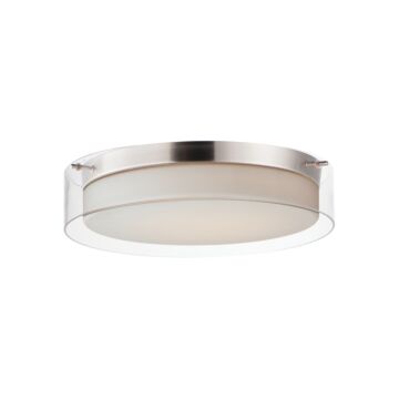 Duo LED Flush Mount in Satin Nickel by Maxim