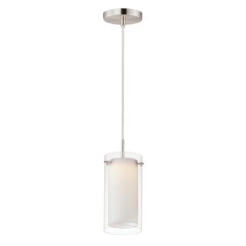 Duo LED Mini Pendant in Satin Nickel by Maxim