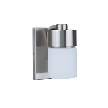 District One Light Wall Sconce in Brushed Polished Nickel by Craftmade