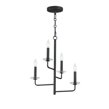 Madeira Four Light Chandelier in Anthracite by Maxim