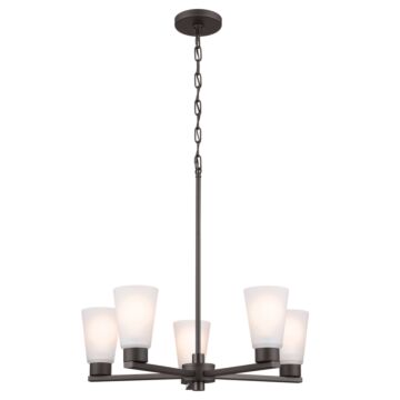 Stamos Five Light Chandelier in Olde Bronze by Kichler