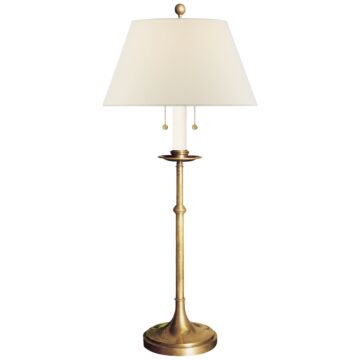 Dorchester  Table Lamp in Antique-Burnished Brass by Visual Comfort Signature