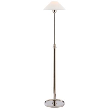 Hargett  Floor Lamp in Polished Nickel by Visual Comfort Signature
