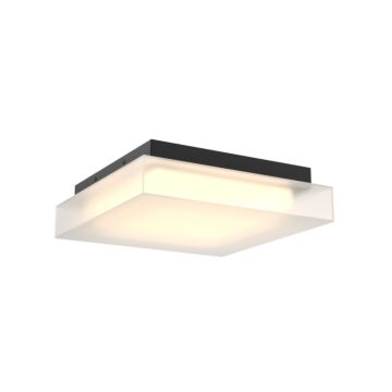 1-Light Flush Mount in Black