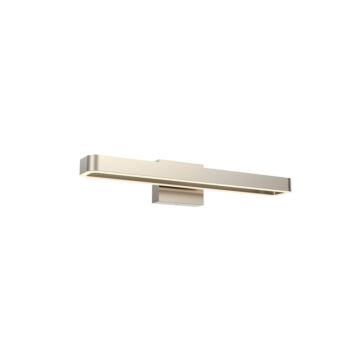 1-Light Bathroom Vanity Light in Satin Nickel