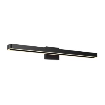 1-Light Bathroom Vanity Light in Black