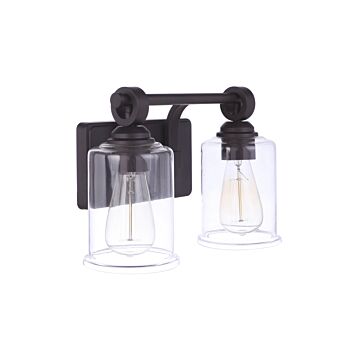 Romero Two Light Vanity in Espresso by Craftmade