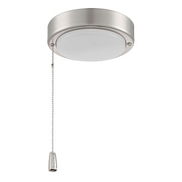 Light Kit Disk LED Disk Fan Light Kit in Brushed Polished Nickel by Craftmade