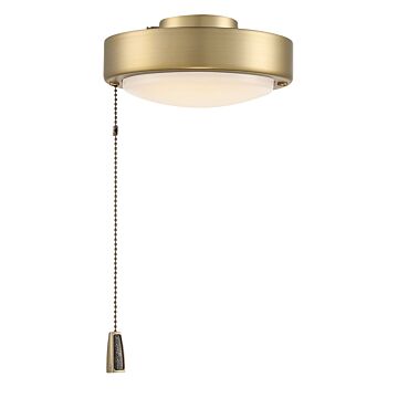 Light Kit Disk LED Disk Fan Light Kit in Satin Brass by Craftmade