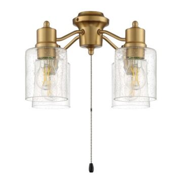 Light Kit Armed LED Fan Light Kit in Satin Brass by Craftmade