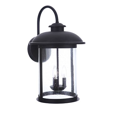 O'Fallon Three Light Outdoor Wall Mount in Dark Bronze Gilded by Craftmade