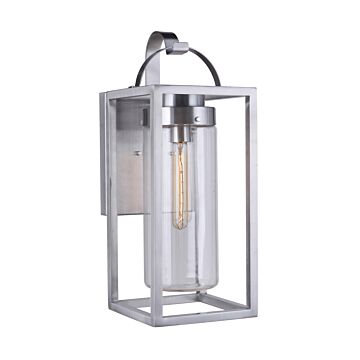 Neo One Light Outdoor Wall Mount in Satin Aluminum by Craftmade