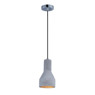 Crete LED Pendant in Polished Chrome by Maxim