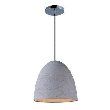 Crete LED Pendant in Polished Chrome by Maxim