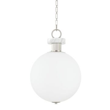 Haru Pendant in Burnished Nickel by Corbett Lighting
