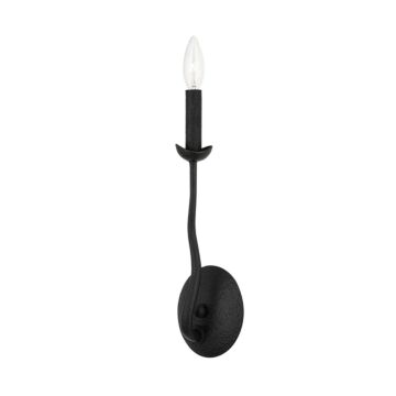 Reign  Wall Sconce in Black Iron by Troy Lighting