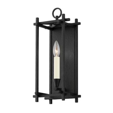 Huck  Wall Sconce in Black Iron by Troy Lighting