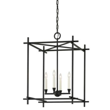 Huck  Lantern in Black Iron by Troy Lighting