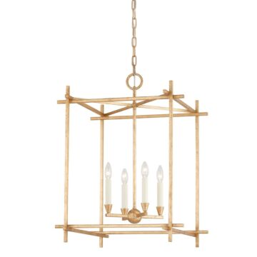Huck  Lantern in Vintage Gold Leaf by Troy Lighting