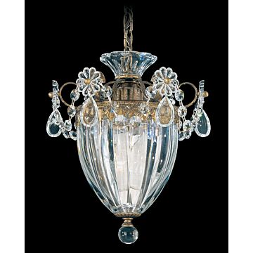Bagatelle One Light Mini Pendant in Heirloom Gold by Schonbek