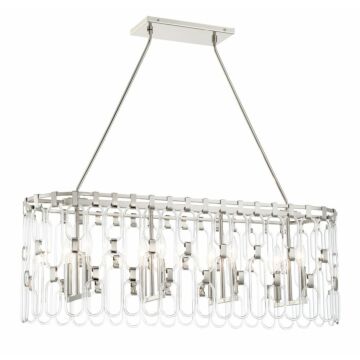 Charming  Island Pendant in Polished Nickel by George Kovacs