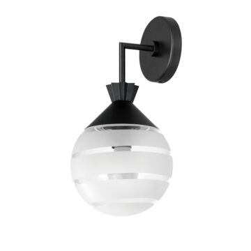 Copacabana One Light Outdoor Wall Sconce in Black by Maxim