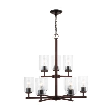 Oslo Chandelier in Bronze by Generation Lighting