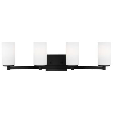 Hettinger Wall  Bathroom Vanity Light in Midnight Black by Generation Lighting