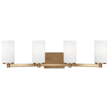 Hettinger Wall  Bathroom Vanity Light in Satin Brass by Generation Lighting