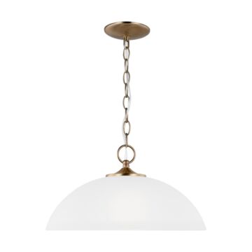 Geary  Pendant in Satin Brass by Generation Lighting